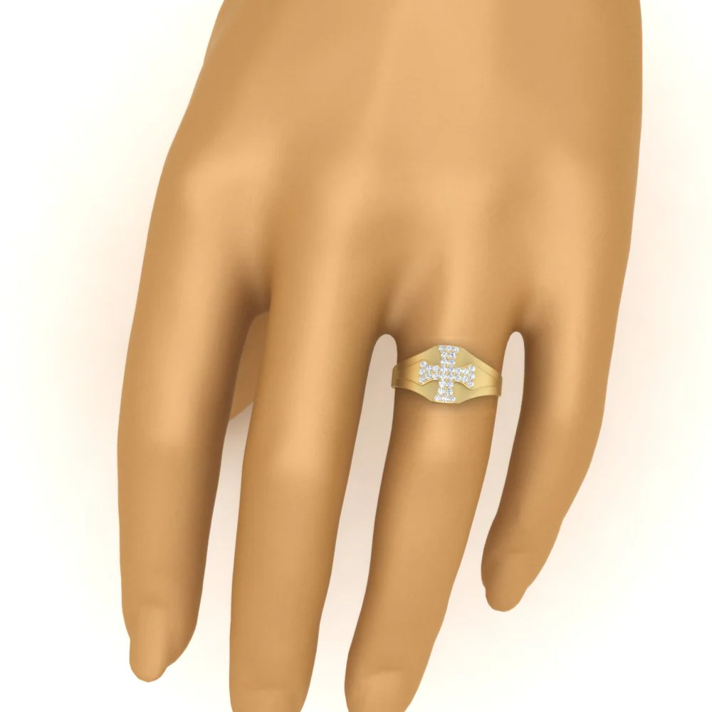 Cross Engagement Ring - Image 39