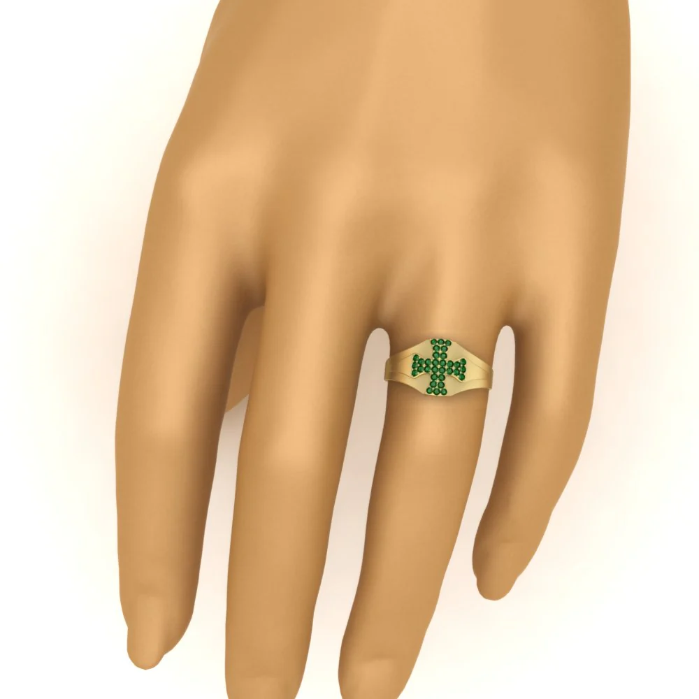 Cross Engagement Ring - Image 48
