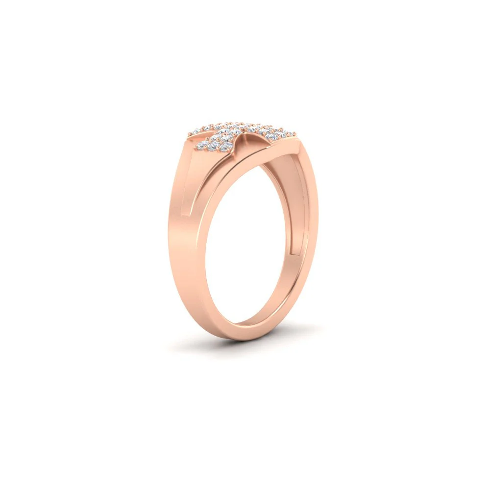 Cross Engagement Ring - Image 5