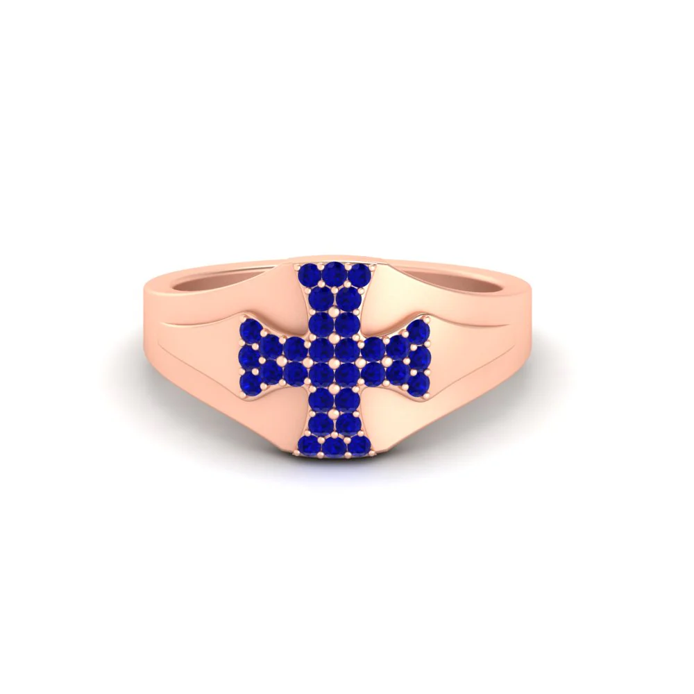 Cross Engagement Ring - Image 7