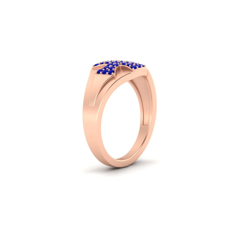 Cross Engagement Ring - Image 8