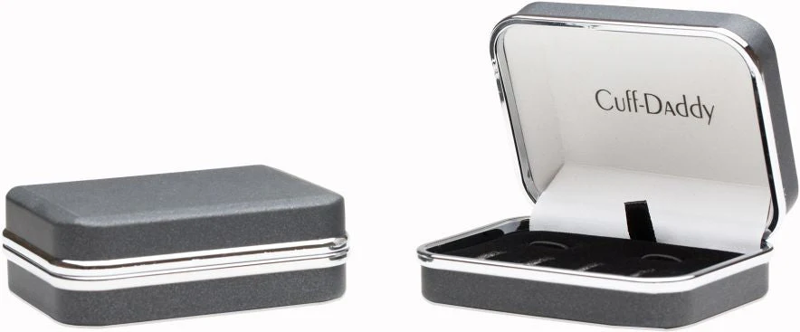 Men's Onyx Sterling Silver Tuxedo Cufflinks & Studs Formal Set for Wedding Solid 925 Includes Travel Gift Box - Image 11