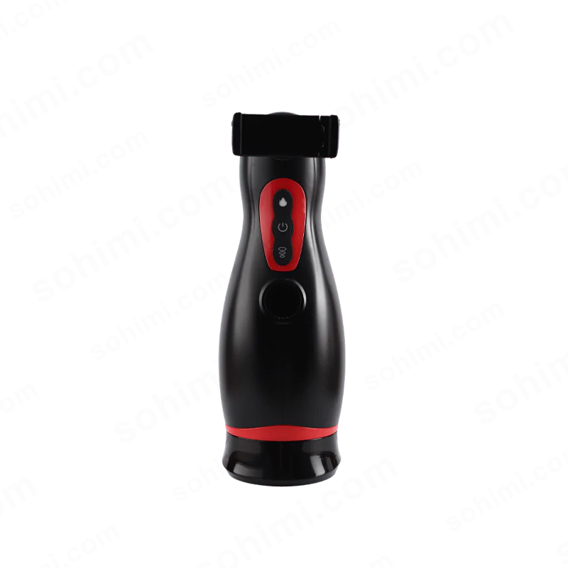 MoonHorn| App Control Suction and Vibrating Male Masturbator with Phone Holder - Image 5