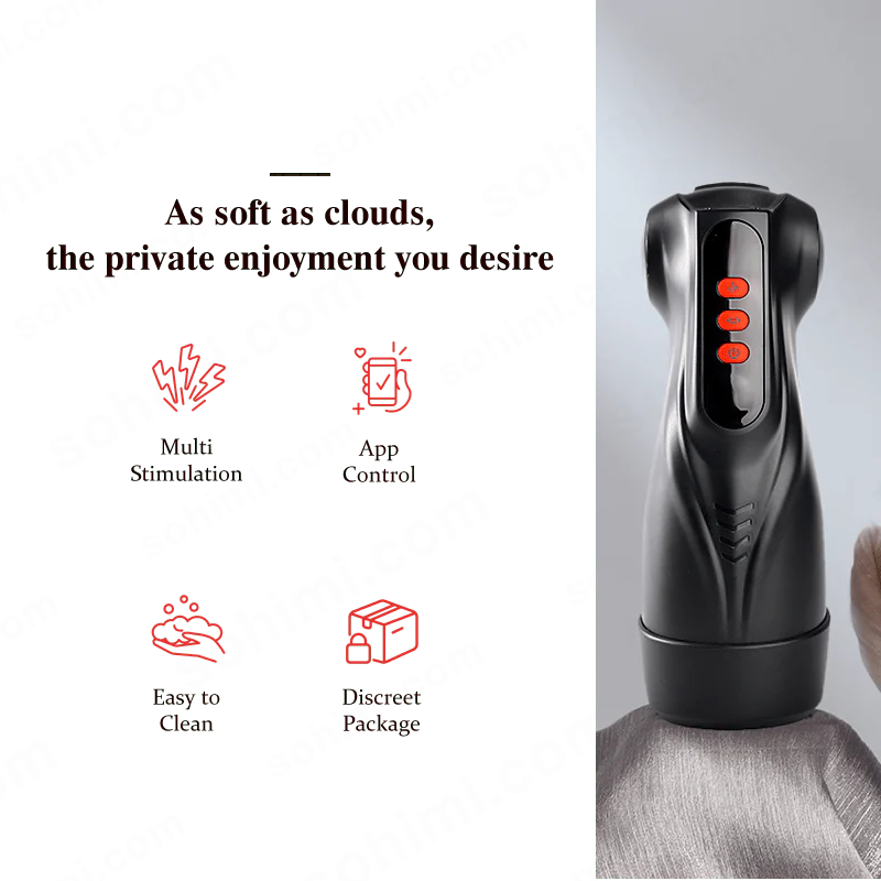 MYNA| 3 in 1 App Control Sucking and Vibration Male Pocket Pussy - Image 4
