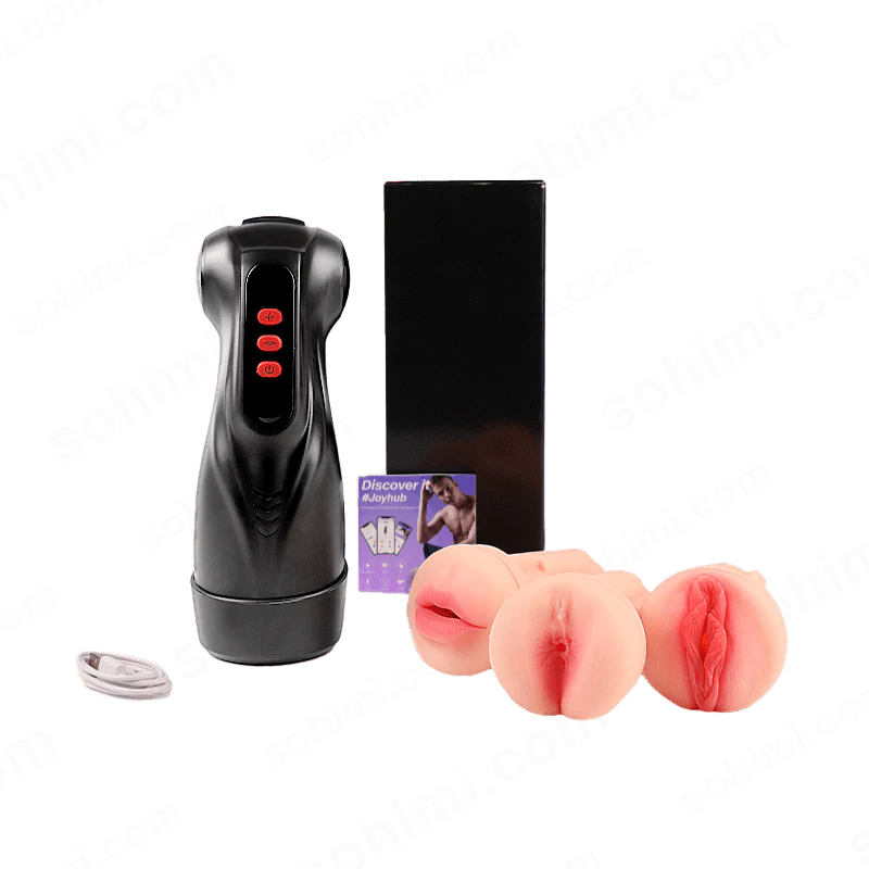 MYNA| 3 in 1 App Control Sucking and Vibration Male Pocket Pussy - Image 8