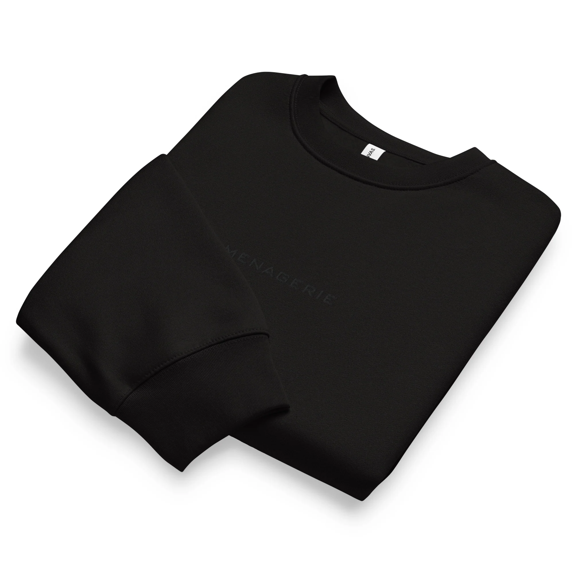 Oversized Heavyweight Sweatshirt | BLK EMB - Image 8