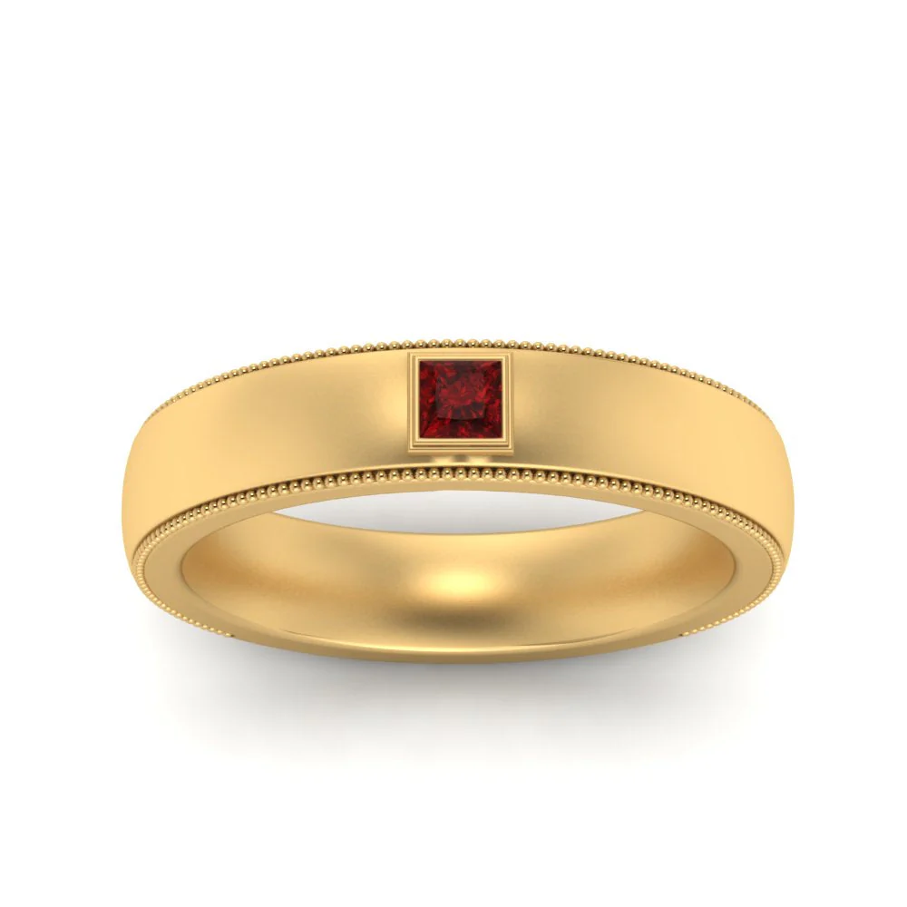 Princess Cut | Comfort Fit Promise Ring - Image 23