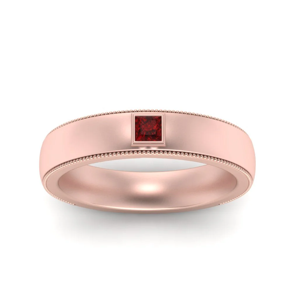 Princess Cut | Comfort Fit Promise Ring - Image 41