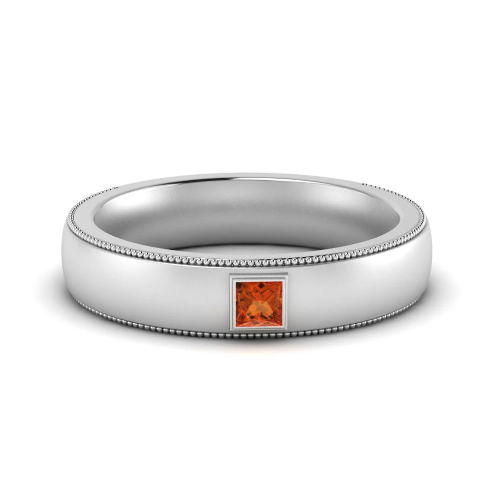 Princess Cut | Comfort Fit Promise Ring - Image 7