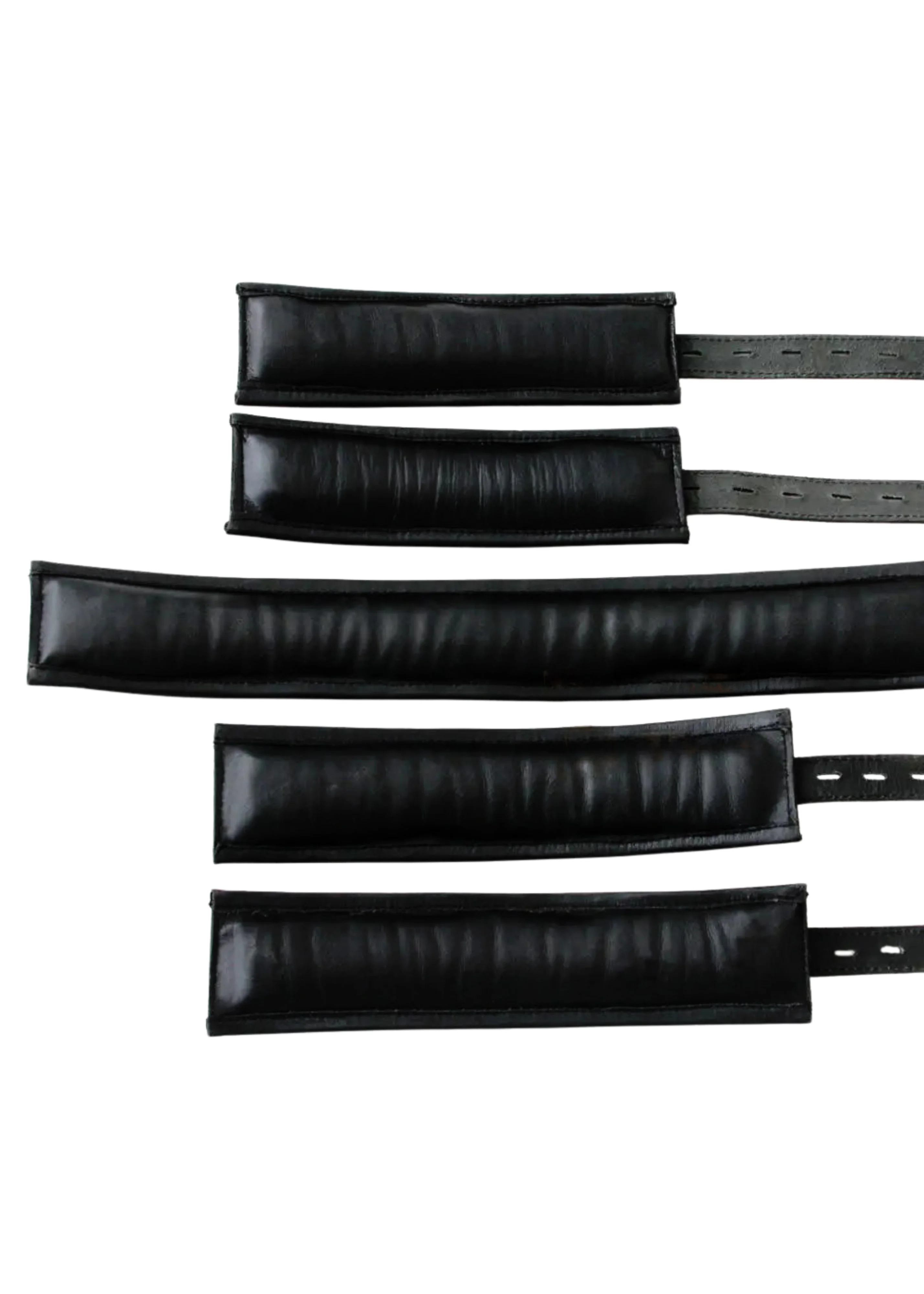 5 Piece set | Padded Leather | Lockable Cuffs - Image 3