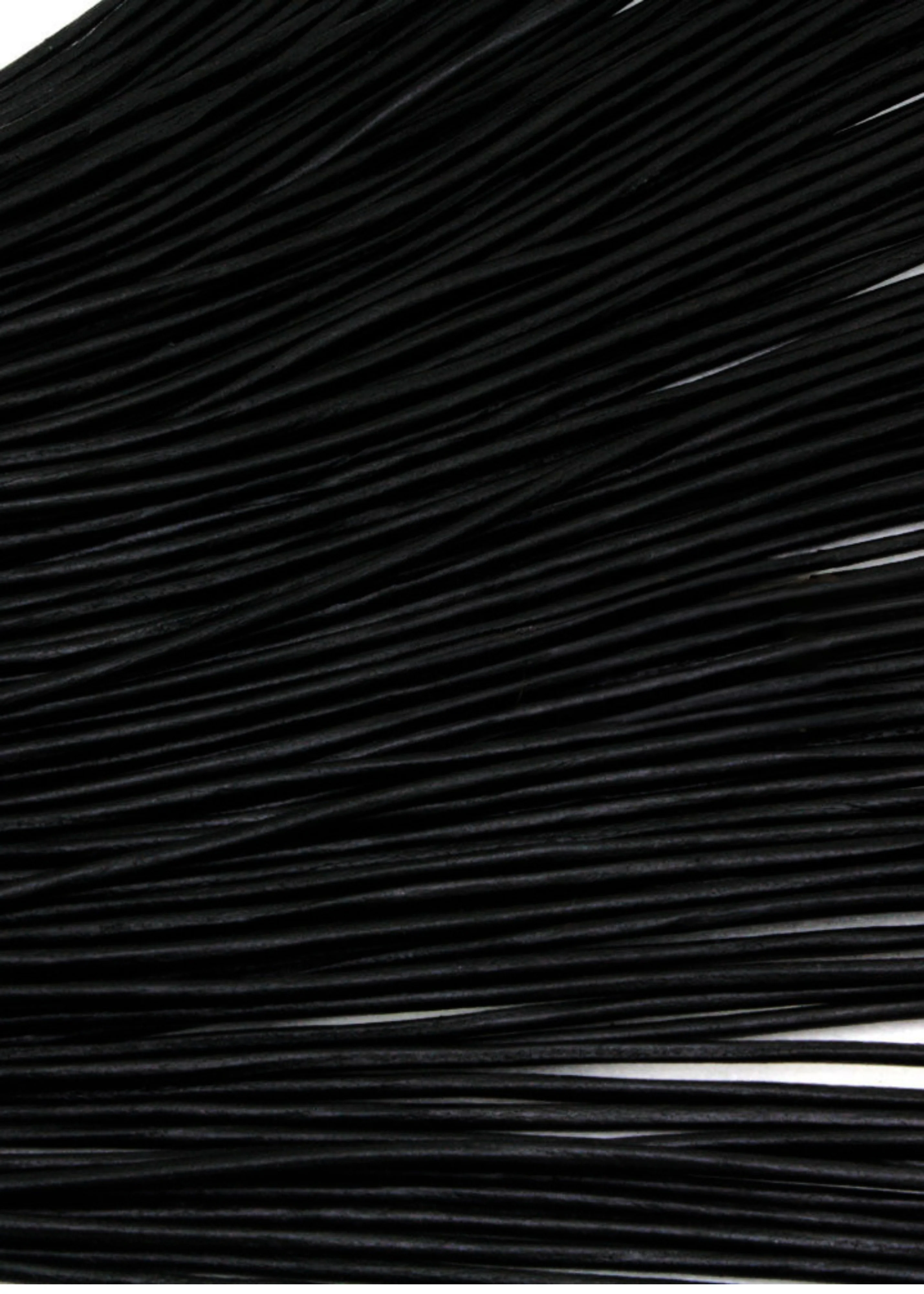 Leather Lace Flogger | 100 Falls Black Heavy - Image 3
