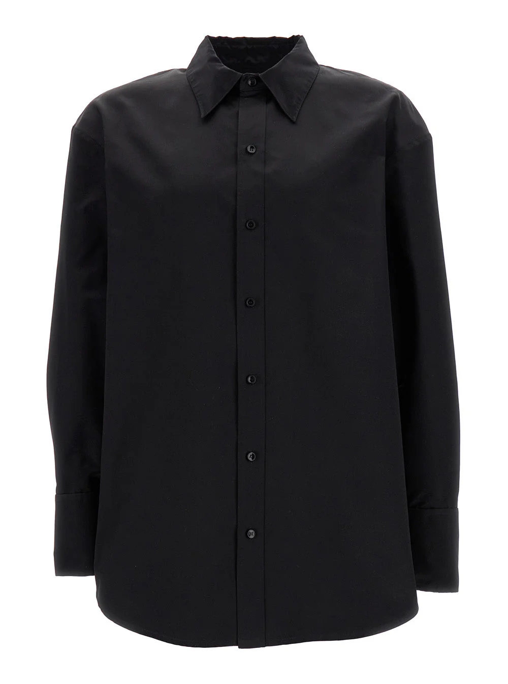Oversize Satin Shirt In Silk