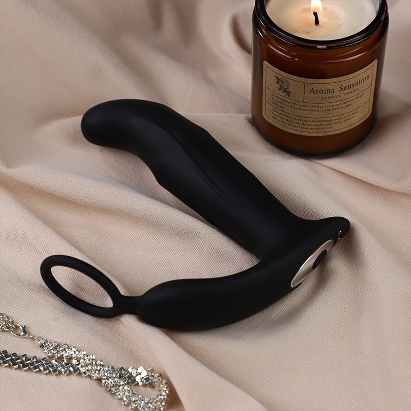 SBD|Thrusting & Vibrating Anal Vibrator Butt Plug with Cock Ring - Image 2