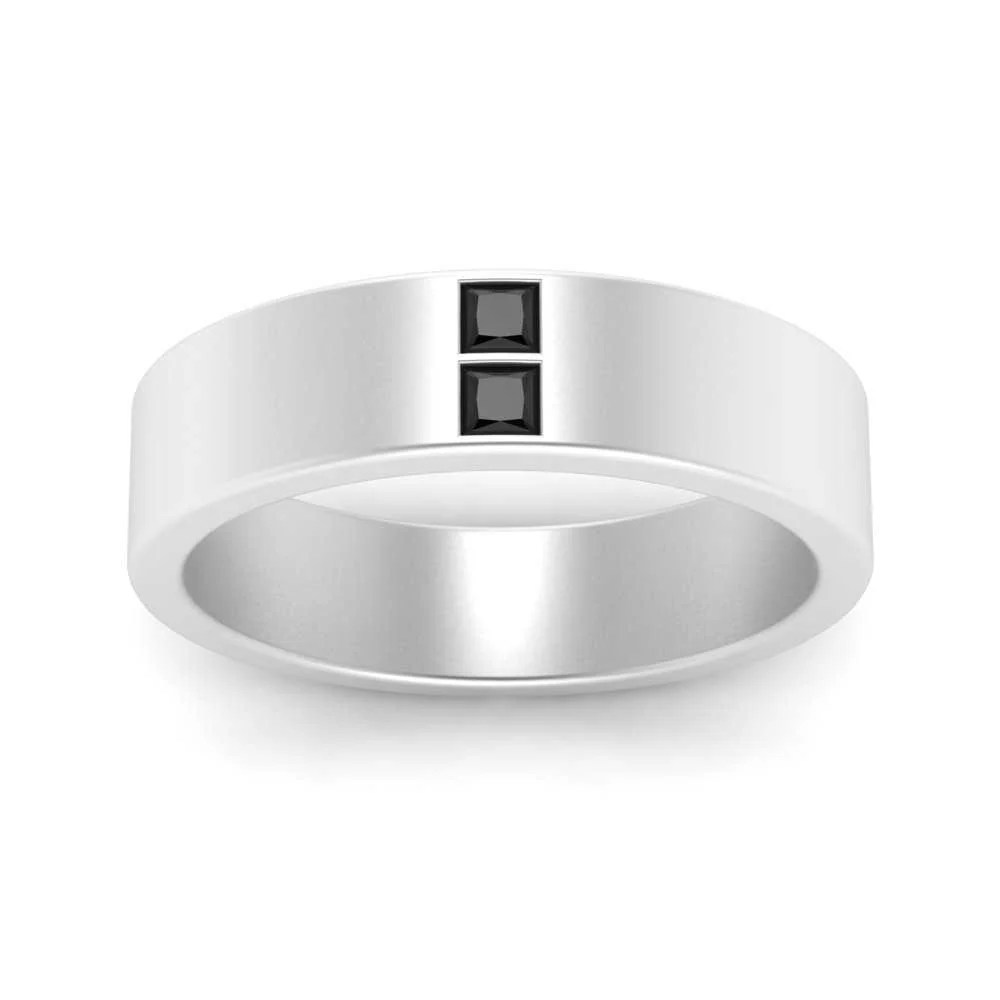 Square Diamond | Wedding Band - Image 17