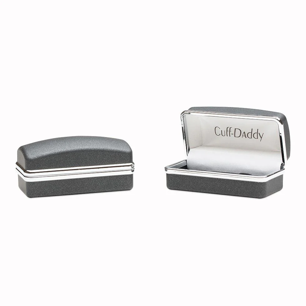 Swarovski Crystal Clear Cufflinks - Image 3