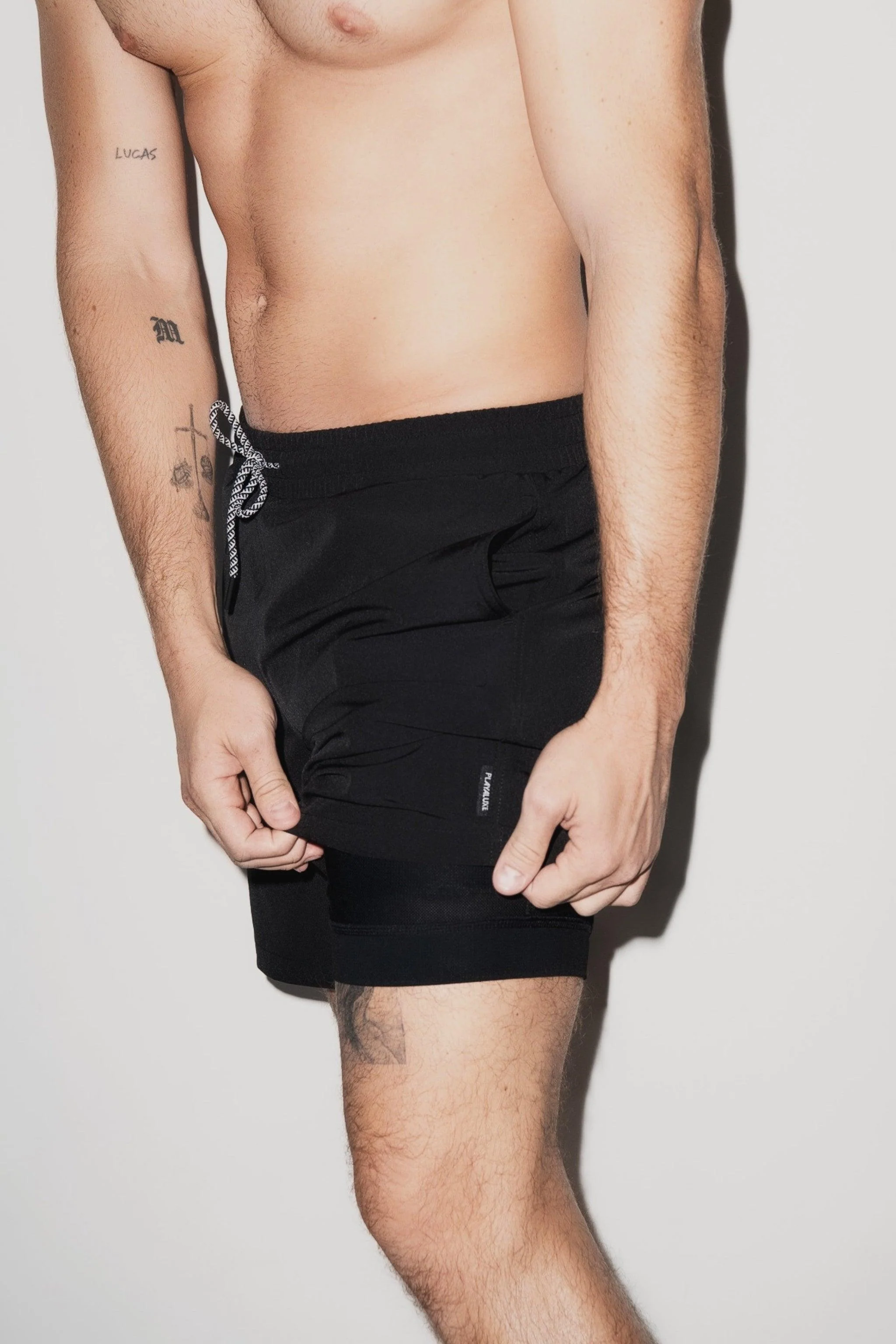 Tulum Volley Swim Trunk |  Black - Image 3